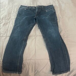 Levi's Dark Blue Straight Leg Jeans